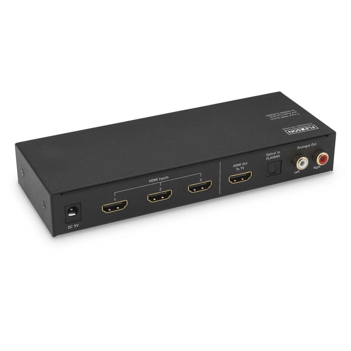 3 ingangen HDMI switch & audio converter voor Sonos Playbar / Playbase