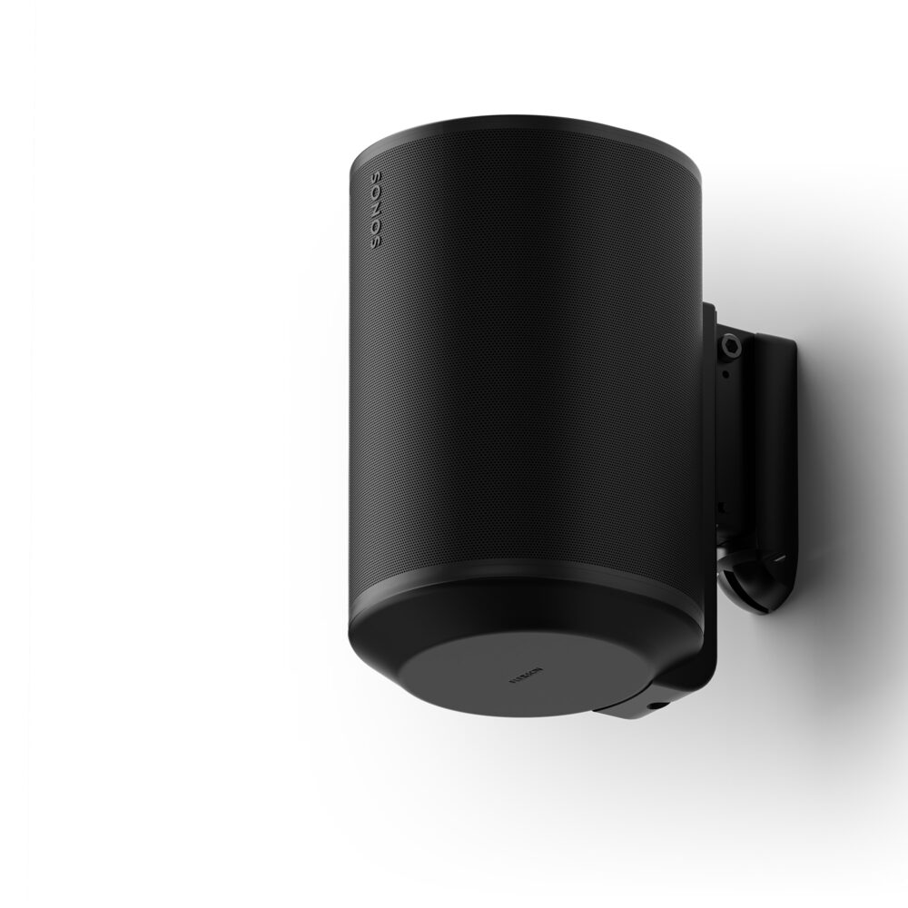 Flexson-Sonos-Era100-muurbeugel-zwart-onderkant-speaker